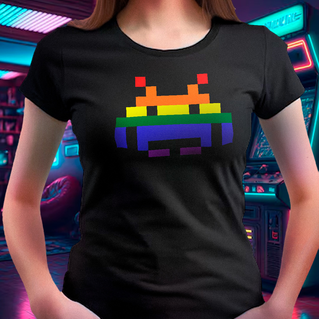 Baby Long Space Invaders Pride