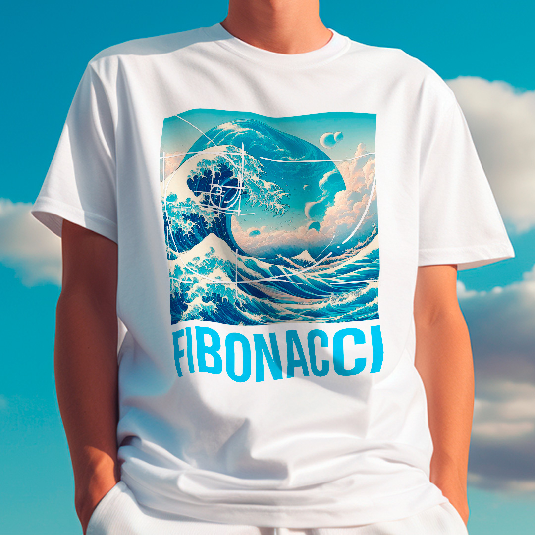 Camiseta Onda Fibonacci