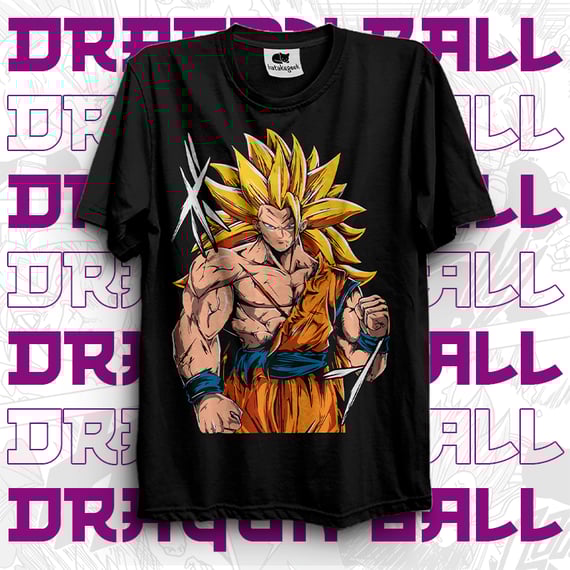 Camiseta Goku Saiyajin 3