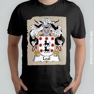 Brasão Família Leal Origem Historia Camiseta Sobrenome