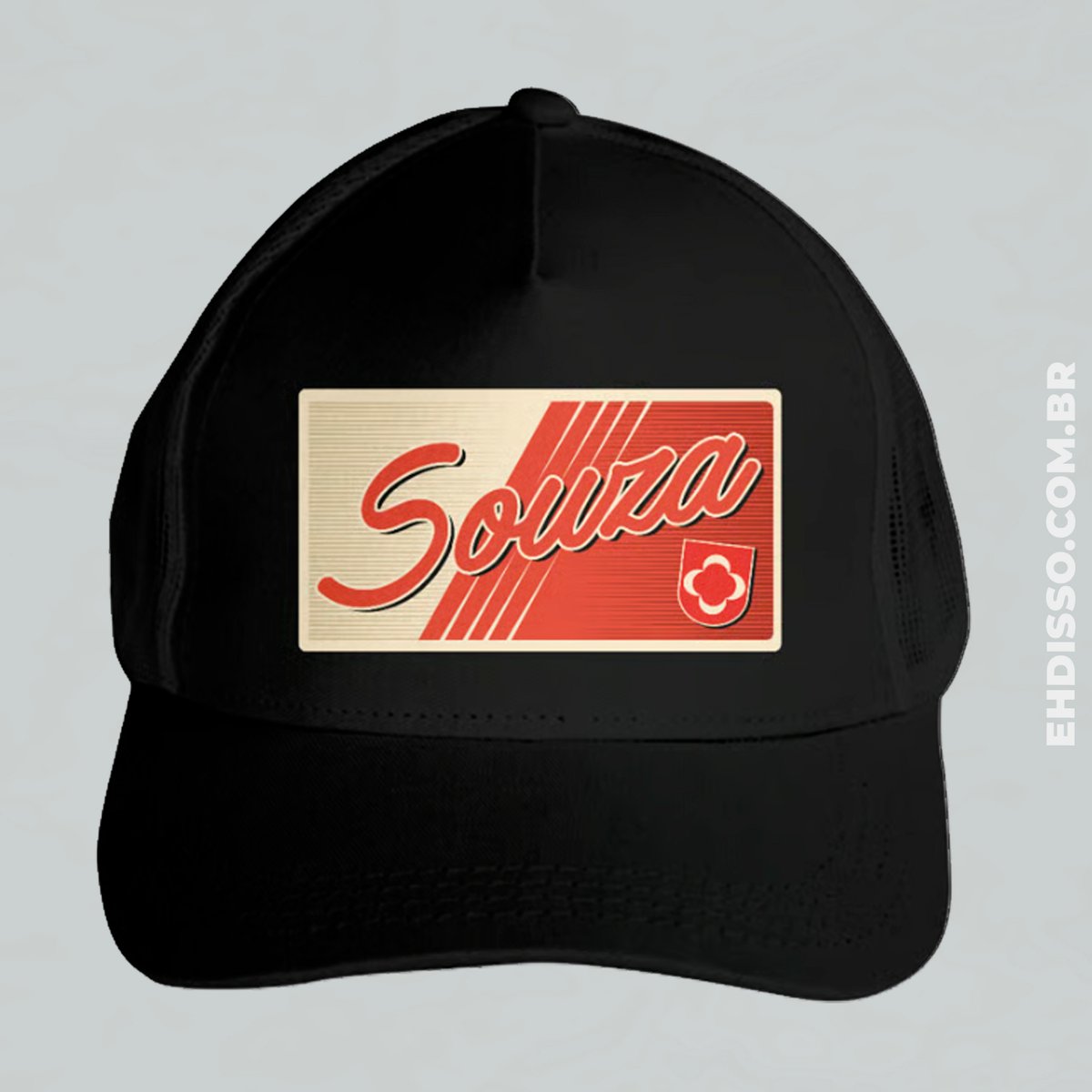 Nome do produto: Brasão Souza Família Boné Sobrenome Origem Historia 