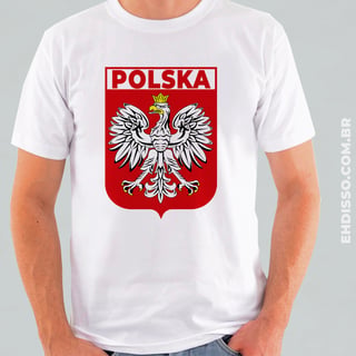 Nome do produto Brasão Polônia Polska Camiseta Águia Símbolo Polonês 
