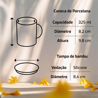 Nome do produto Caneca Lago Paranoá - branca