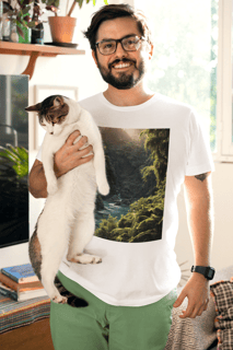 Nome do produto Coleção Rain forest 01<br>T-Shirt Unissex Prime