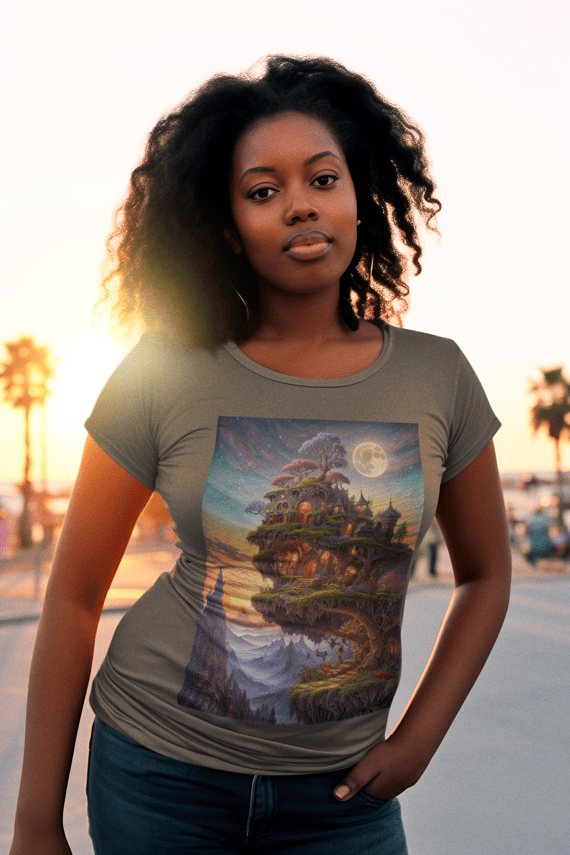 Coleção Magic & Fantasy 09<br>T-Shirt Feminina Estonada