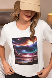Nome do produto Coleção Cosmic Dreams 02<br>T-Shirt Unissex Prime