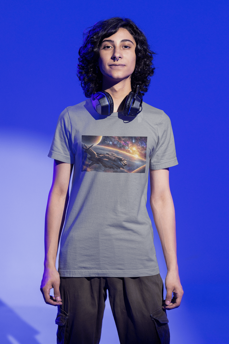 Nome do produto: Coleção SciFi 01<br>T-Shirt Unissex Estonada