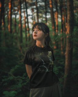 Nome do produto Coleção Rain Forest 05<br>T-Shirt Unissex Prime