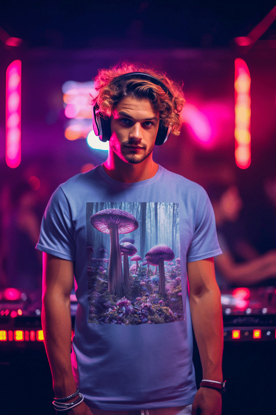 Coleção Magic Mushrooms 05<br>T-Shirt Unissex Estonada