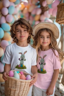 Coelhino da Páscoa 03<br>Camiseta Clássica Infantil