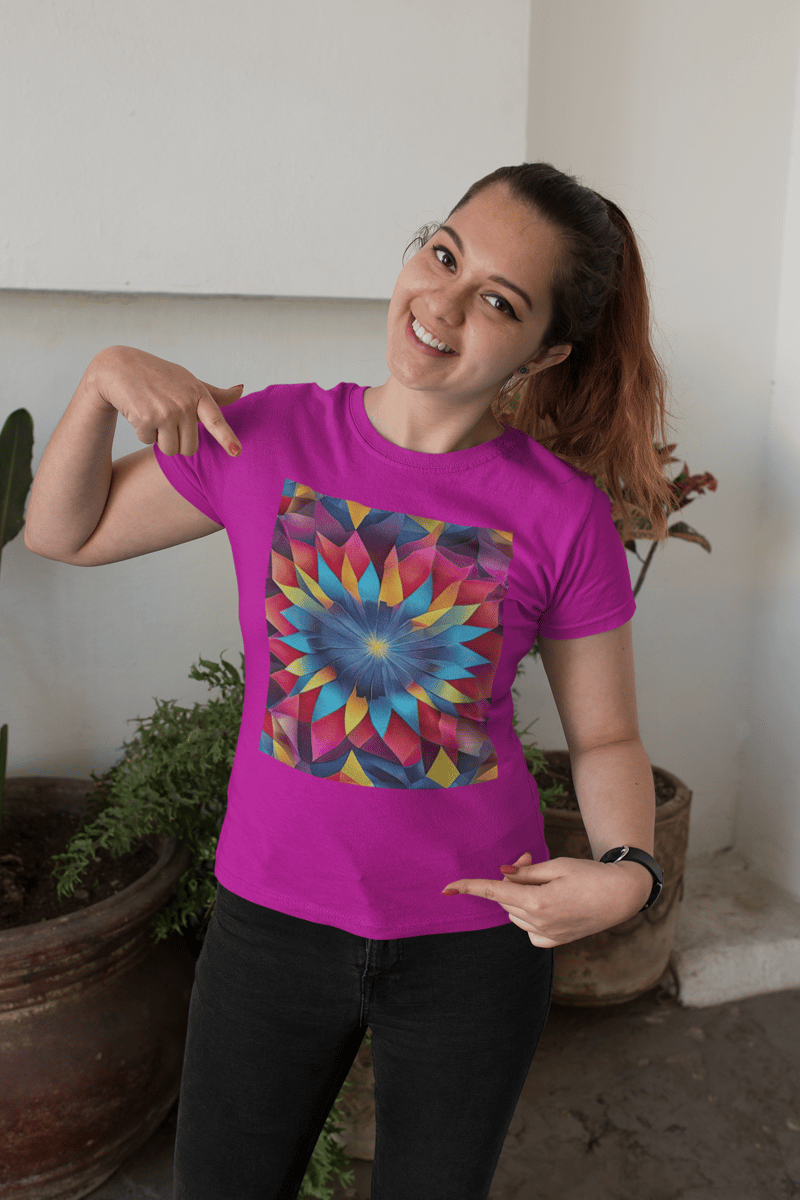 Nome do produto: Coleção Mandalas 08<br>T-Shirt Unissex Quality