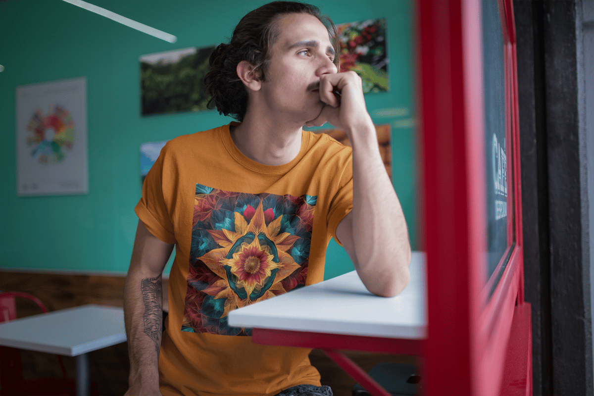 Nome do produto: Coleção Mandalas 13<br>T-Shirt Unissex Quality