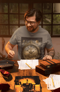 Nome do produto Coleção Tempus Fugit 06<br>T-Shirt Unissex Estonada