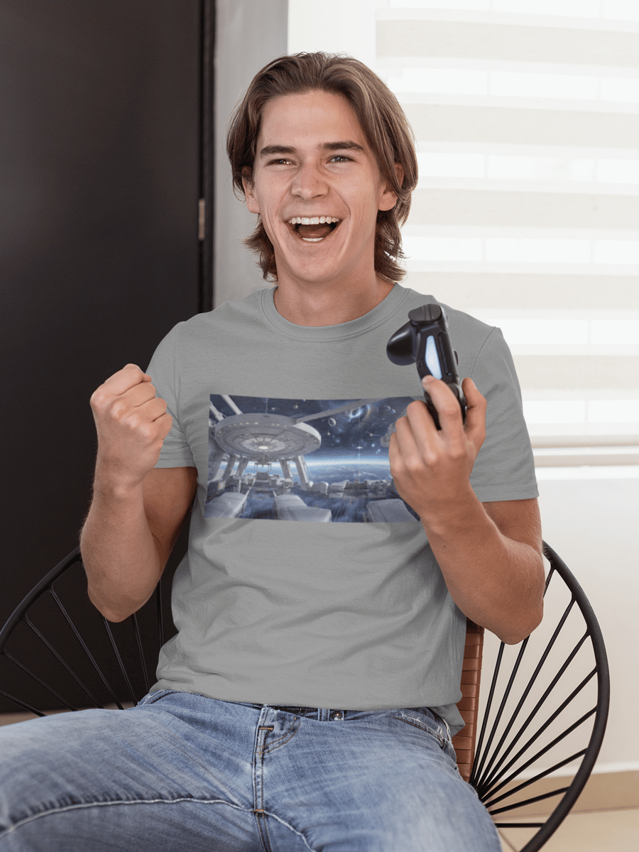 Nome do produto: Coleção SciFi 02<br>T-Shirt Unissex Estonada
