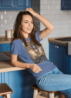 Nome do produto Coleção Meditare 04<br>T-Shirt Unissex Estonada