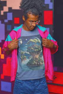 Nome do produto Coleção Magic & Fantasy 05<br>T-Shirt Unissex Estonada