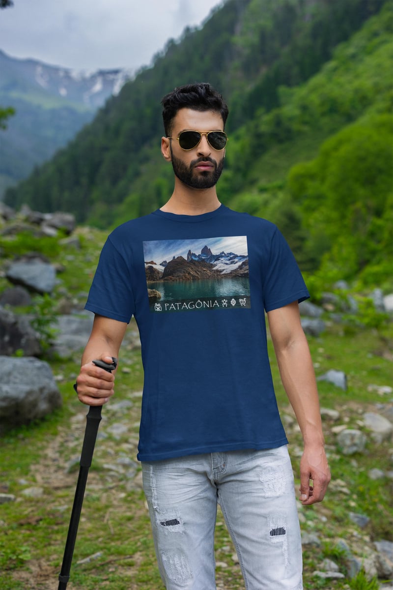 Nome do produto: Coleção Patagônia 01<br>T-Shirt Unissex Quality