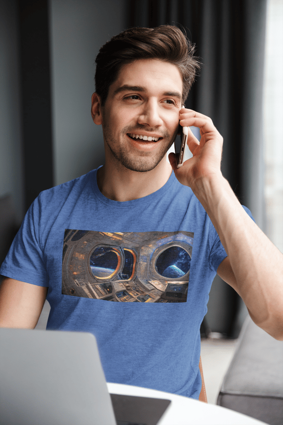 Coleção SciFi 05<br>T-Shirt Unissex Estonada
