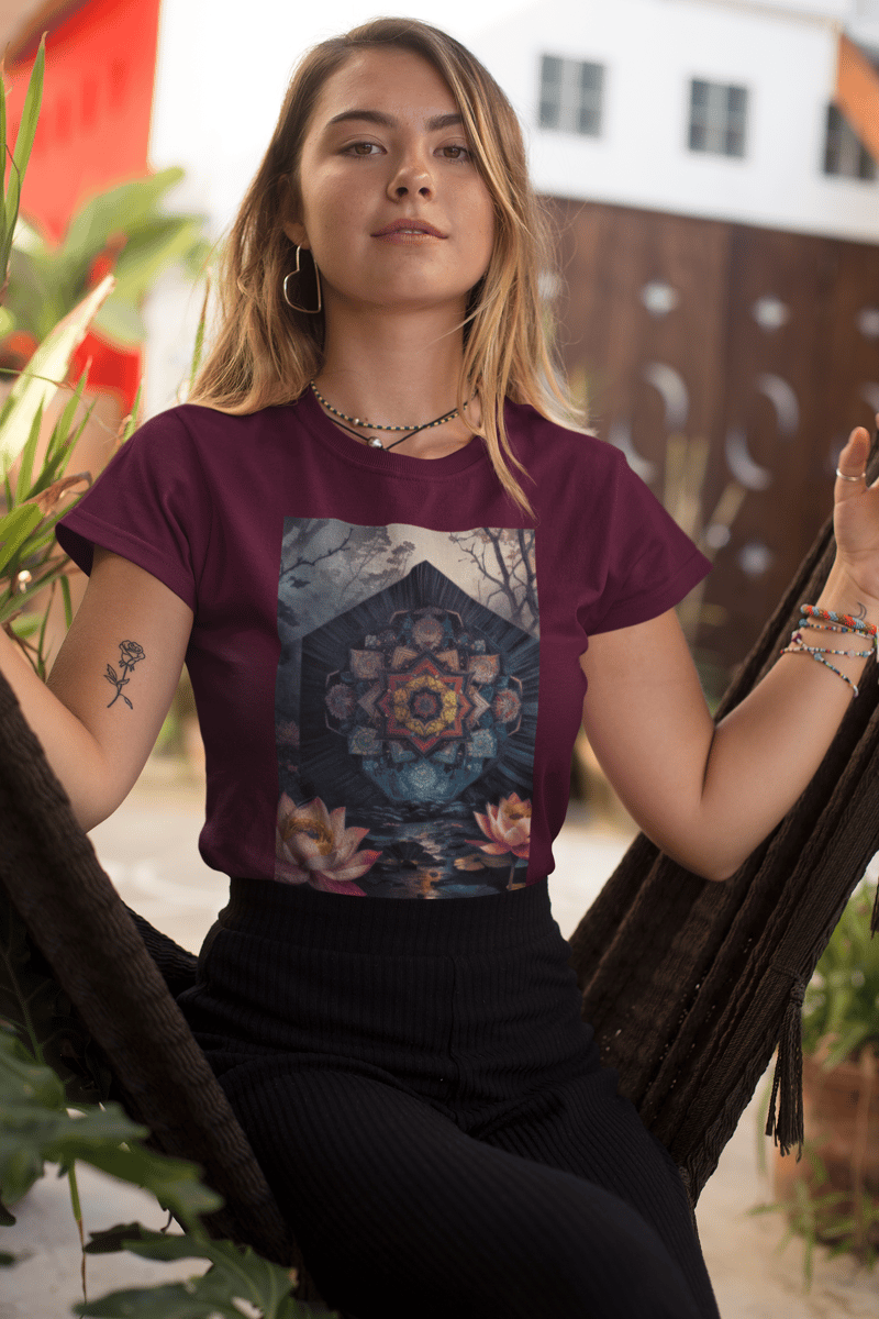 Nome do produto: Coleção Mandalas 01<br>T-Shirt Unissex Quality