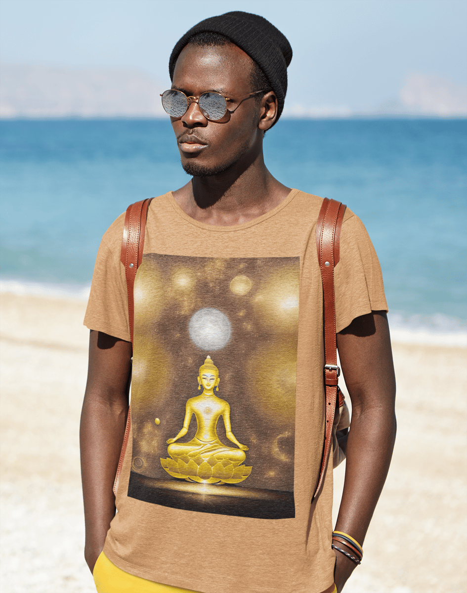 Nome do produto: Coleção Meditare 08<br>T-Shirt Unissex Estonada