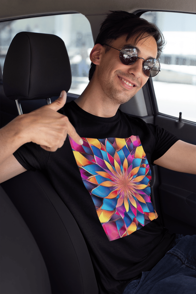 Nome do produto: Coleção Mandalas 09<br>T-Shirt Unissex Quality