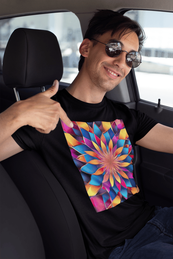 Coleção Mandalas 09<br>T-Shirt Unissex Quality