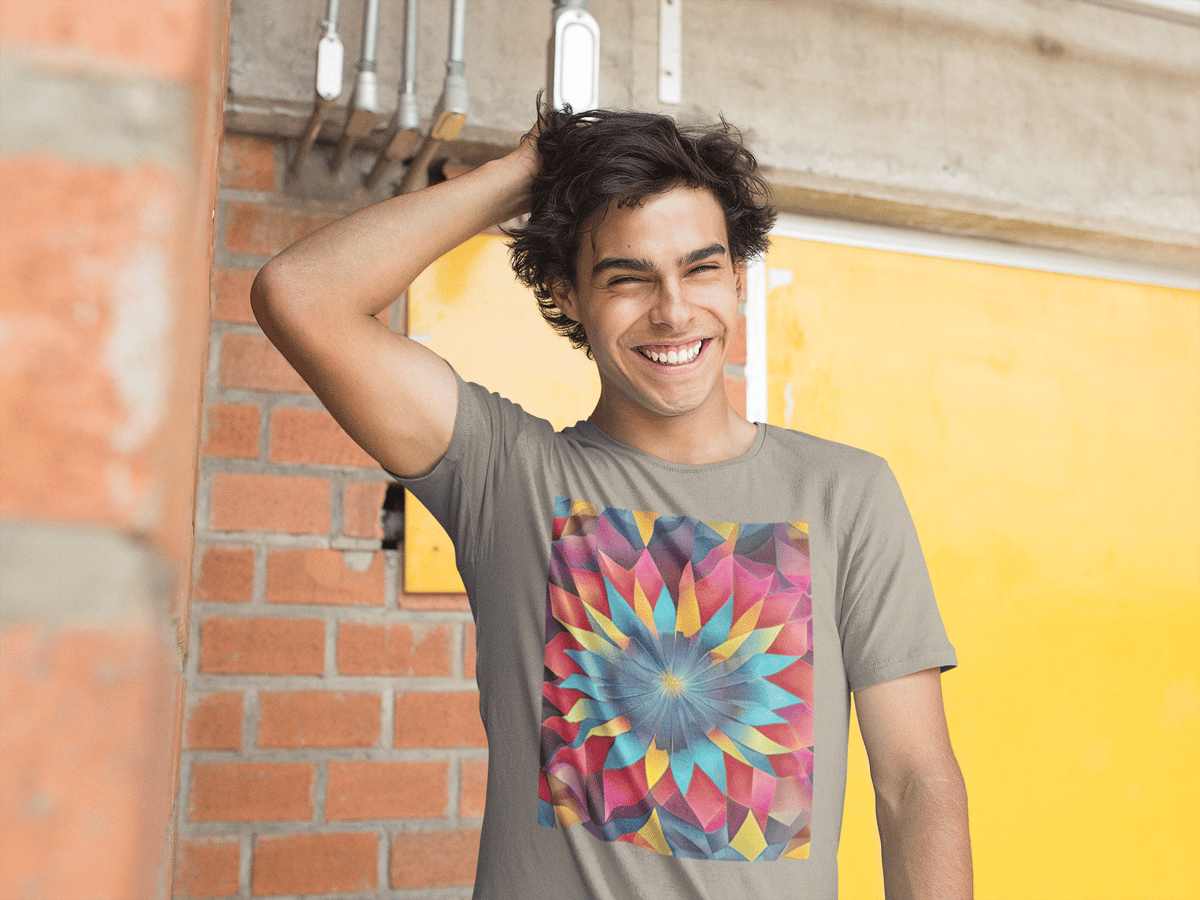 Nome do produto: Coleção Mandalas 08<br>T-Shirt Unissex Estonada