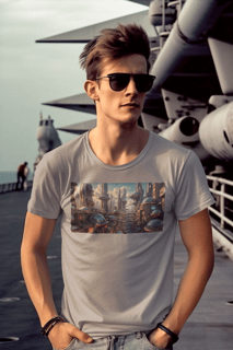 Nome do produto Coleção SciFi 09<br>T-Shirt Unissex Estonada