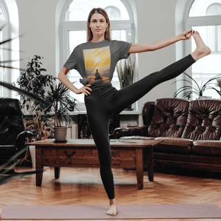 Nome do produto Coleção Meditare 01<br>T-Shirt Unissex Estonada