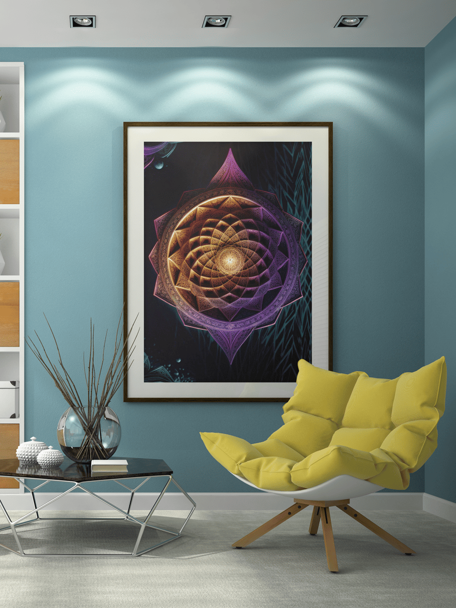 Nome do produto: Coleção Mandalas 05<br>Poster / Retrato