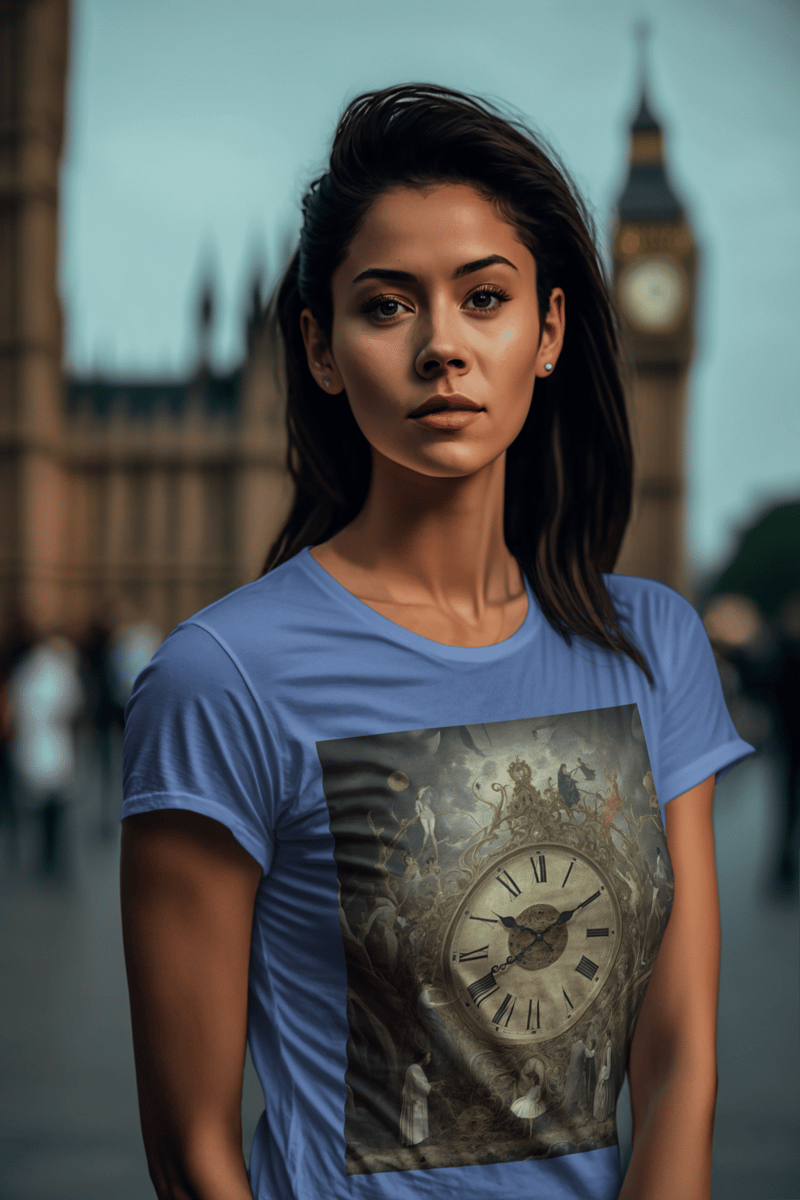 Nome do produto: Coleção Tempus Fugit 02<br>T-Shirt Unissex Estonada