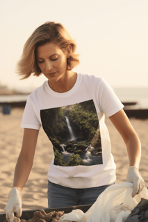 Nome do produto Coleção Rain Forest 02<br>T-Shirt Unissex Prime