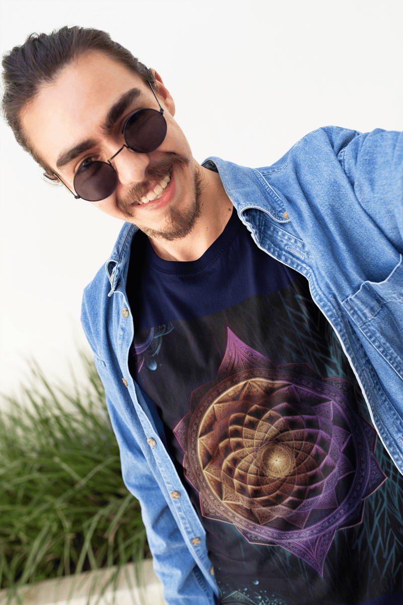 Nome do produto: Coleção Mandalas 05<br>T-Shirt Unissex Quality
