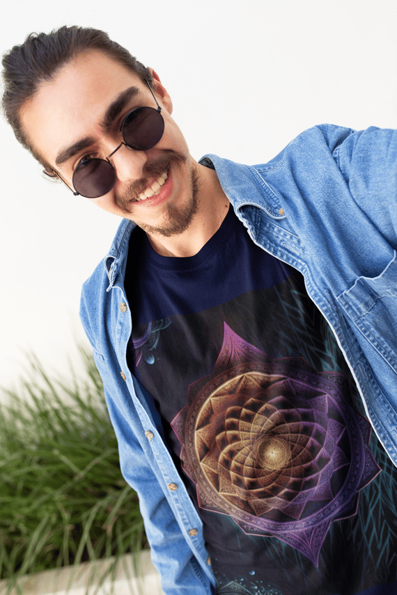 Coleção Mandalas 05<br>T-Shirt Unissex Quality