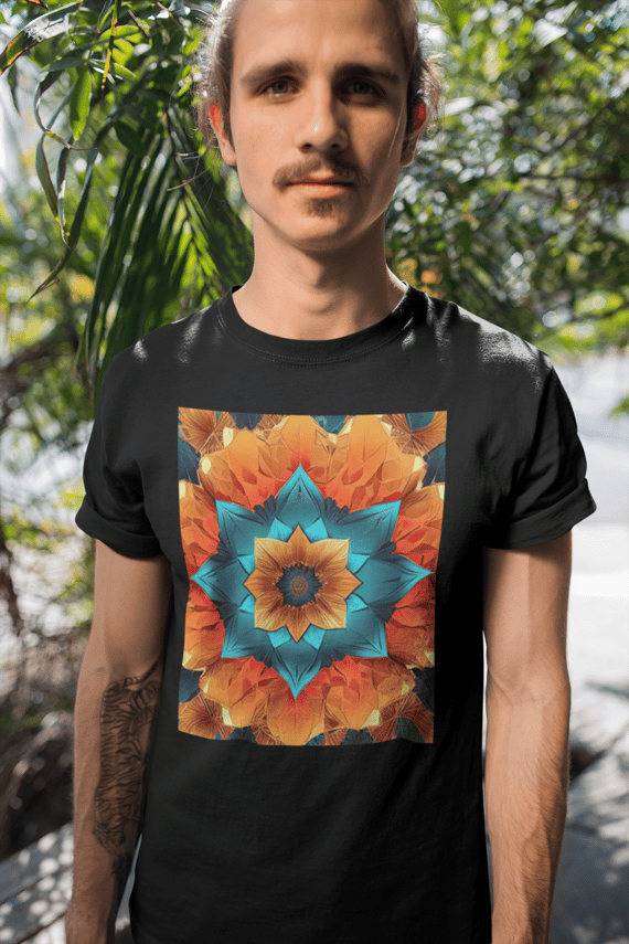 Coleção Mandalas 12<br>T-Shirt Unissex Quality