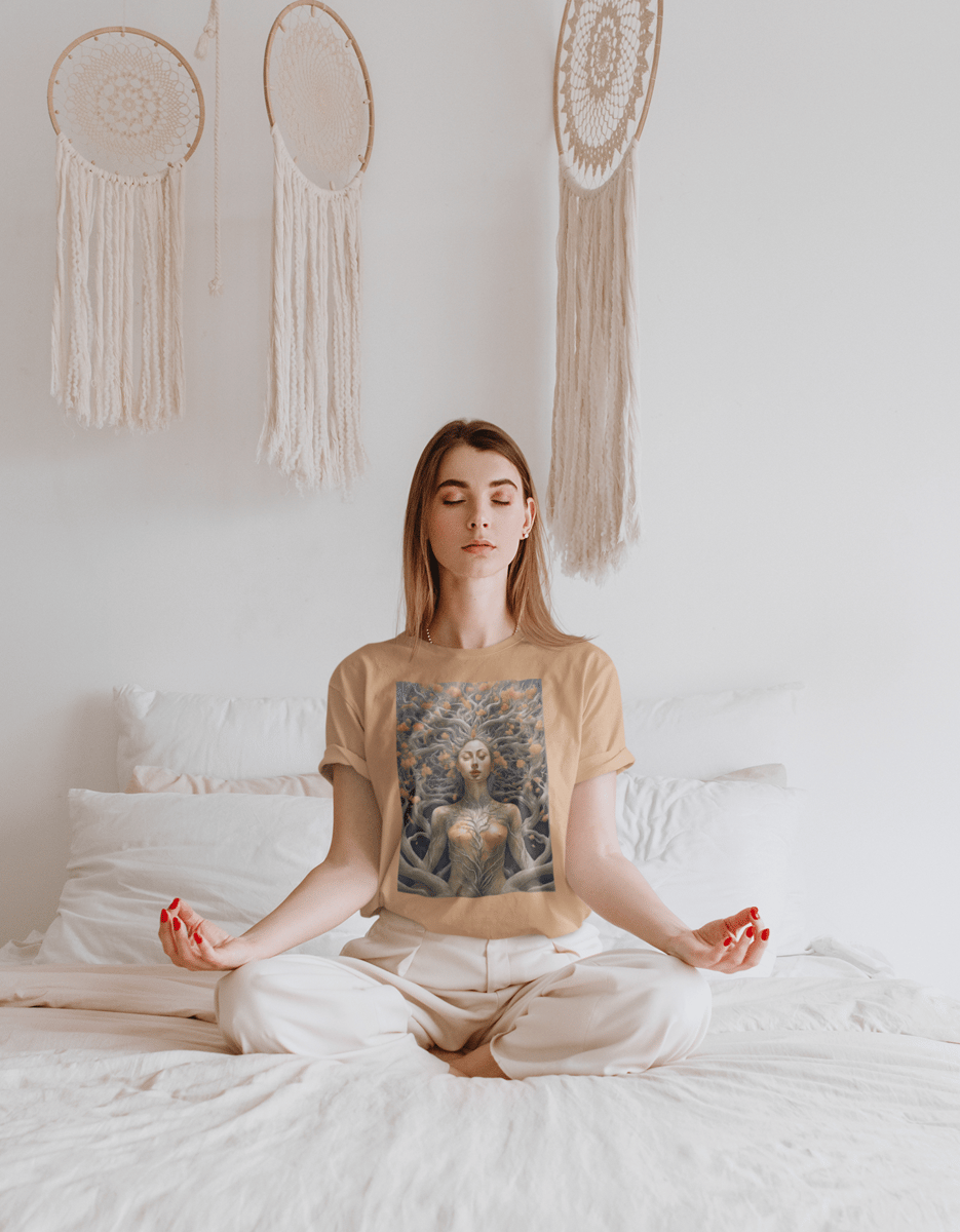 Nome do produto: Coleção Meditare 07<br>T-Shirt Unissex Estonada