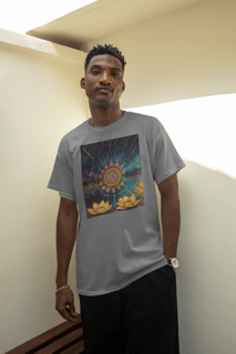 Nome do produto Coleção Mandalas 02<br>T-Shirt Unissex Estonada
