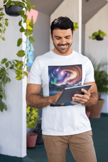 Nome do produto Coleção Cosmic Dreams 04<br>T-Shirt Unissex Prime