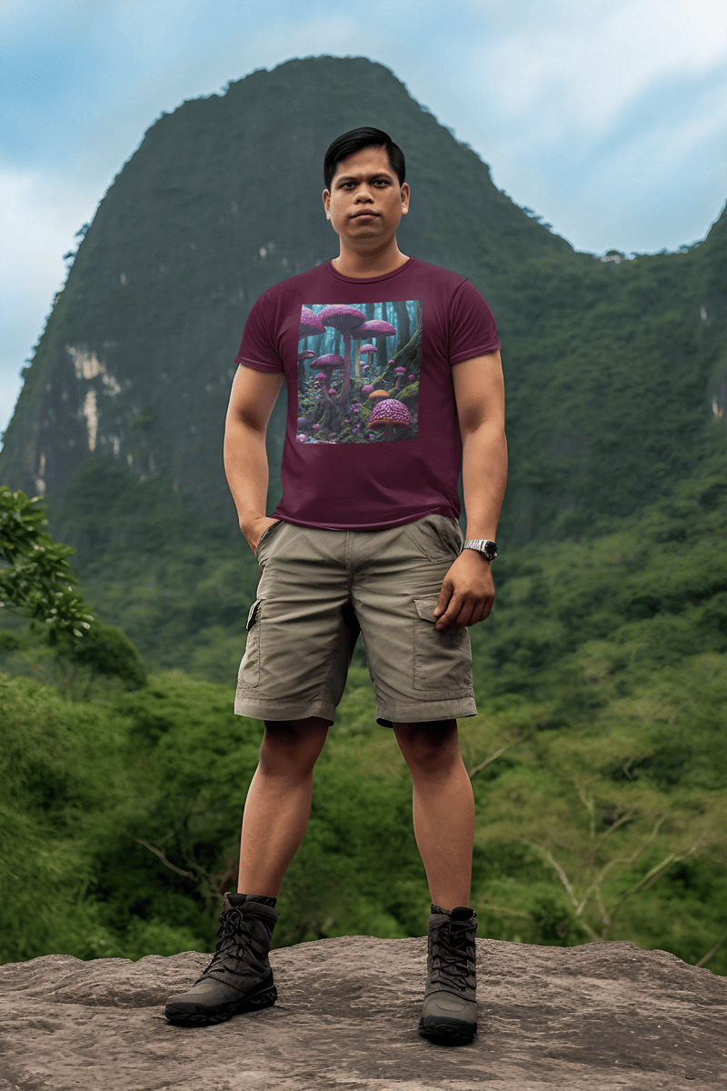 Nome do produto: Coleção Magic Mushrooms 02<br>T-Shirt Unissex Quality