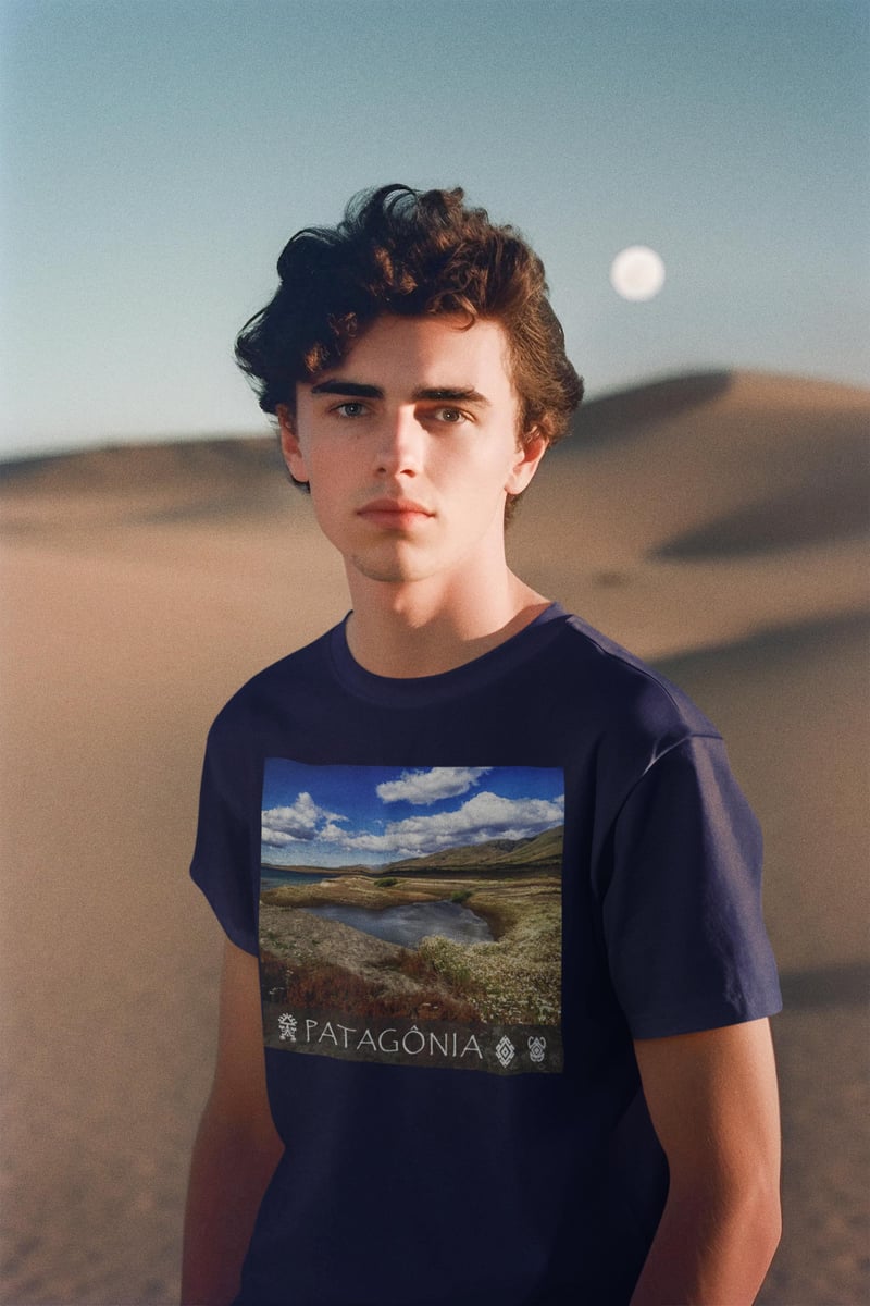 Nome do produto: Coleção Patagônia 06<br>T-Shirt Unissex Quality