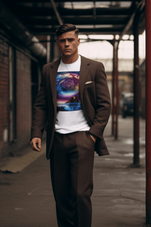 Nome do produto Coleção Cosmic Dreams 01<br>T-Shirt Unissex Prime