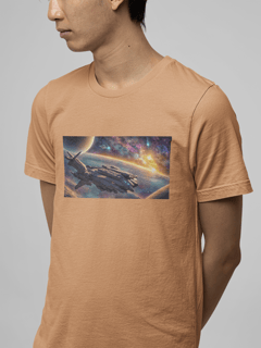 Nome do produto Coleção SciFi 01<br>T-Shirt Unissex Estonada