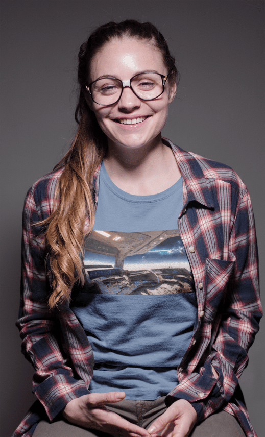 Coleção SciFi 03<br>T-Shirt Unissex Estonada