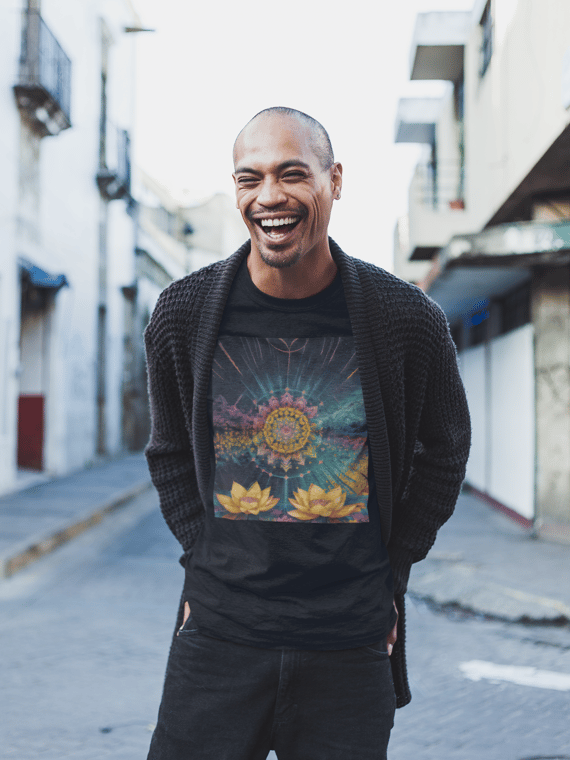 Coleção Mandalas 02<br>T-Shirt Unissex Quality