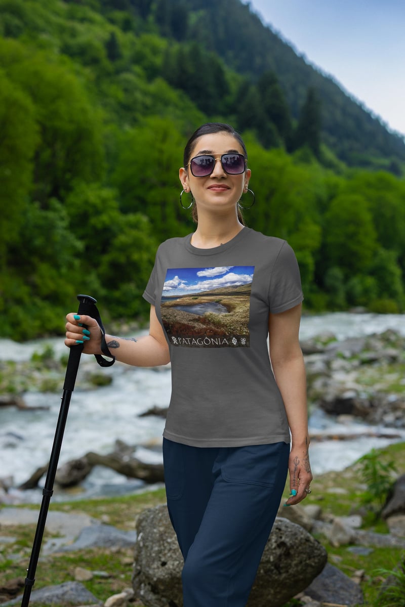 Nome do produto: Coleção Patagônia 06<br>T-Shirt Feminina Estonada