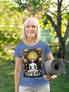Nome do produto Coleção Meditare 09<br>T-Shirt Unissex Estonada