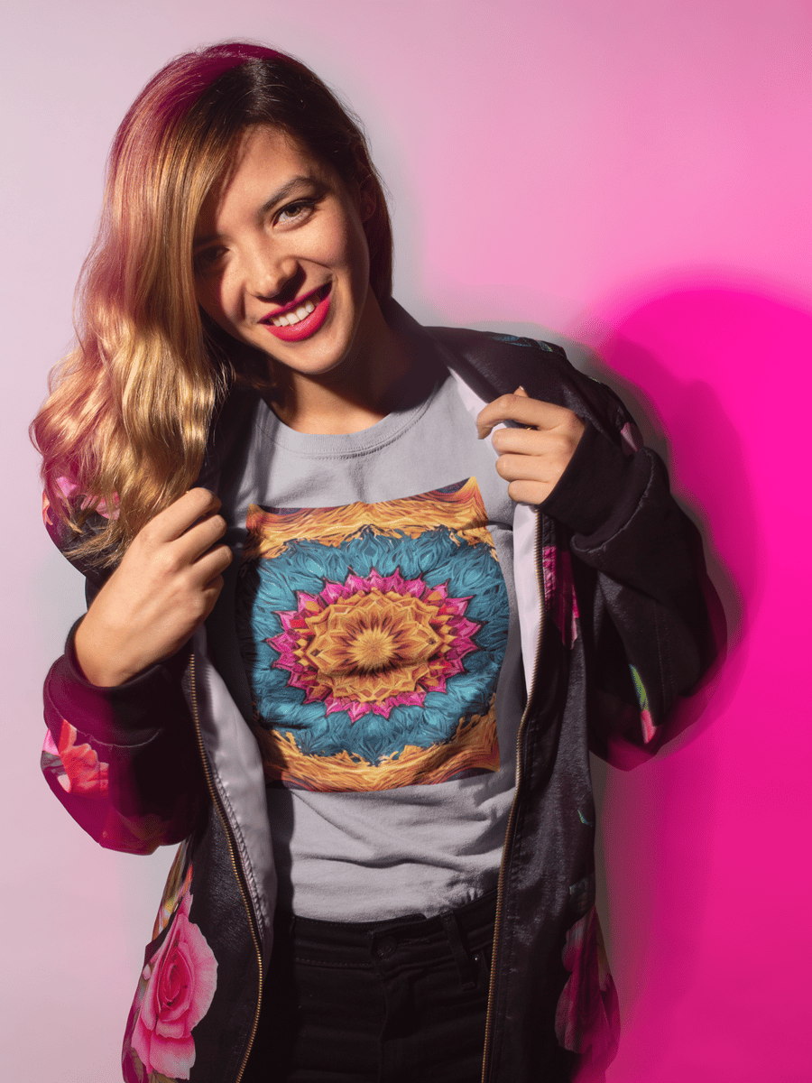 Nome do produto: Coleção Mandalas 11<br>T-Shirt Unissex Quality