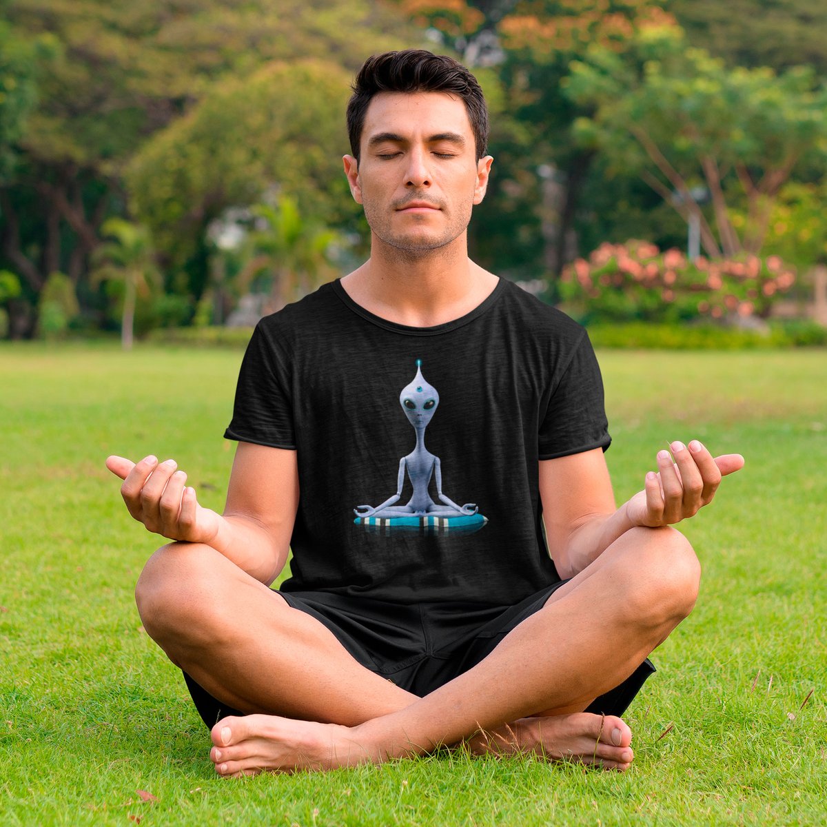 Nome do produto: Alien yogue 02<br>T-Shirt Unissex Prime