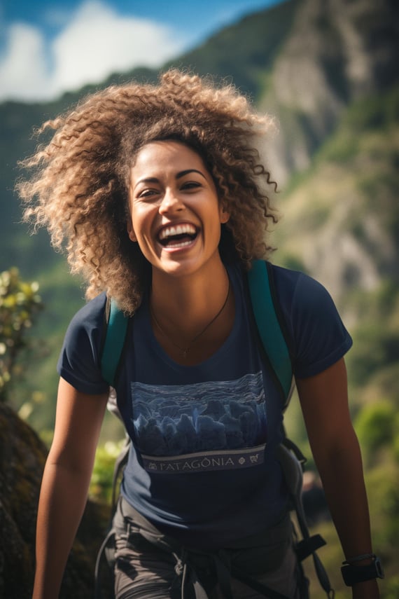 Coleção Patagônia 03<br>T-Shirt Feminina Estonada