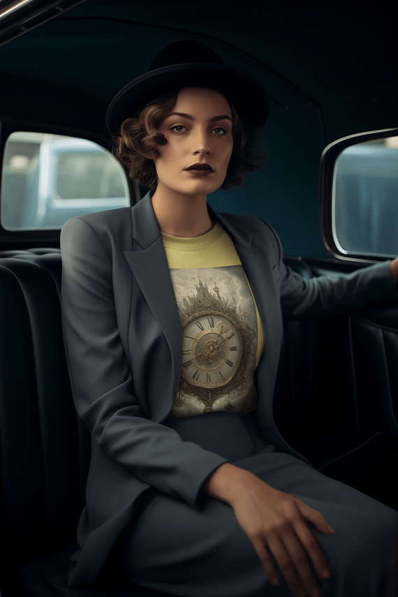 Coleção Tempus Fugit 04<br>T-Shirt Feminina Estonada